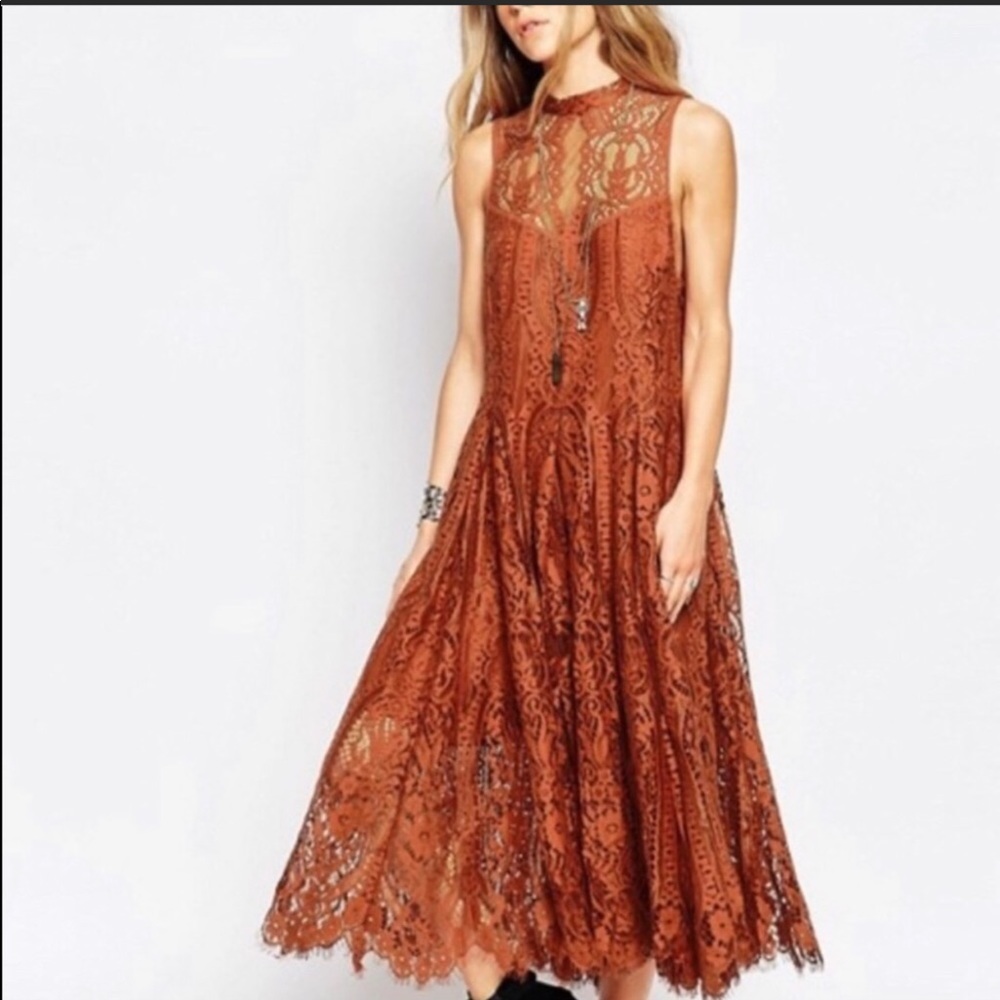 Free People Angel Rays Midi Dress